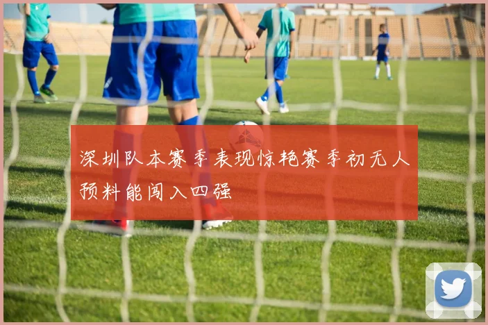 深圳队本赛季表现惊艳赛季初无人预料能闯入四强